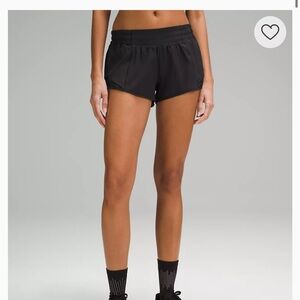 lululemon athletica Black Women's hotty hot Shorts